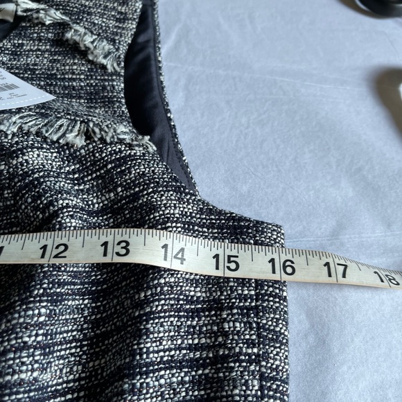 NWT J.Crew size 00 Tweed fringe sheath dress - Picture 7 of 11